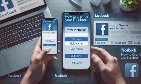 how to change your name on facebook