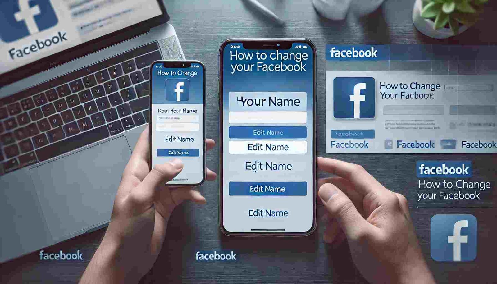 how to change your name on facebook